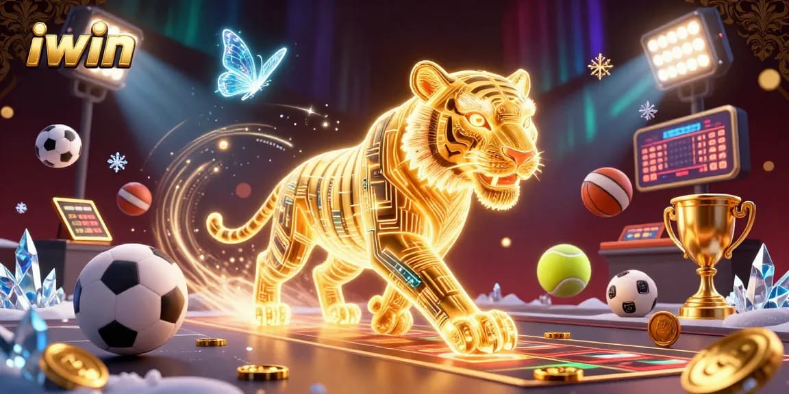 iwin players enjoy dynamic sports betting action within a vibrant casino landscape illuminated by neon visuals
