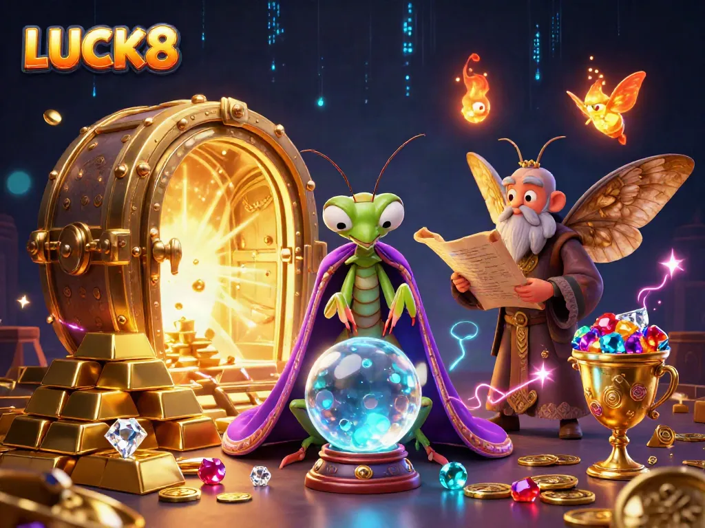 Engage in the mystical world of LUCK8, where fortune tellers and treasure await in a vibrant casino