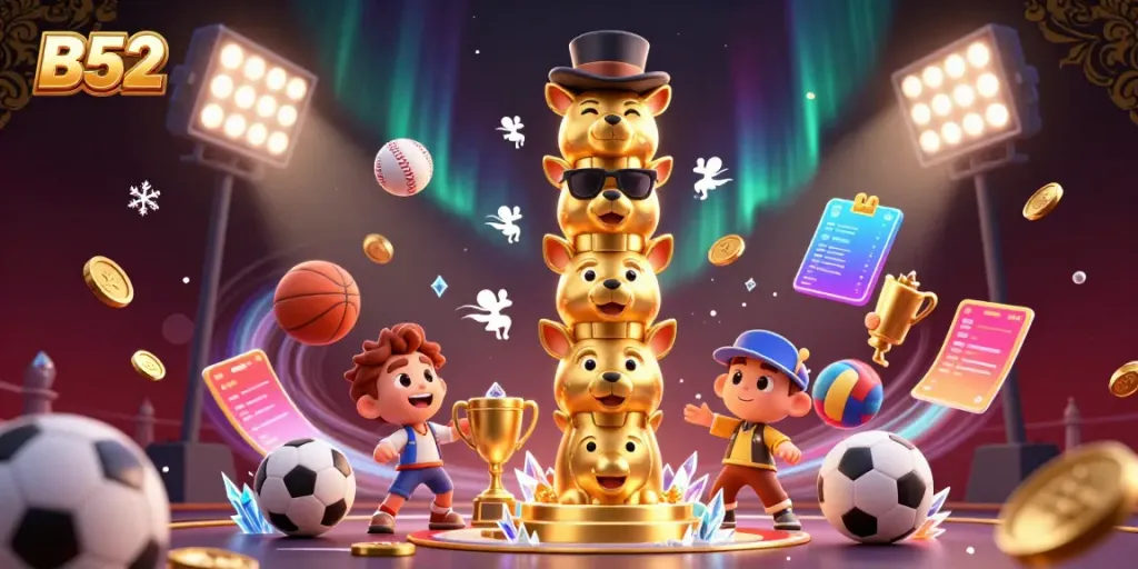 B52 delivers a thrilling sports betting experience with dynamic elements and engaging characters.
