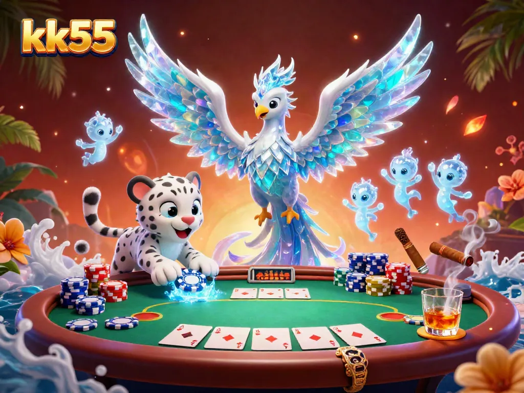 Experience thrilling gameplay at kk55 with vibrant casino elements and enchanting characters.
